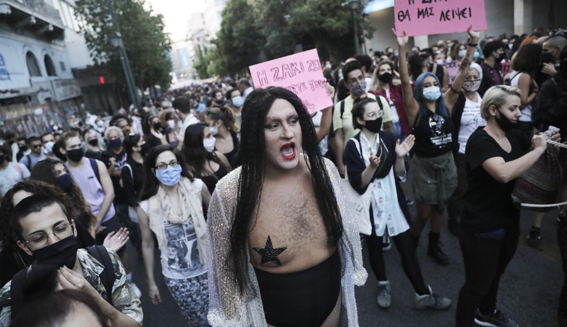 Πόρεια για τα δύο χρόνια απο την δολοφονία του Ζακ Κωστόπουλο, στην Αθήνα στις 20 Σεπτεμβρίου, 2020 Credit: George Vitsaras / SOOC