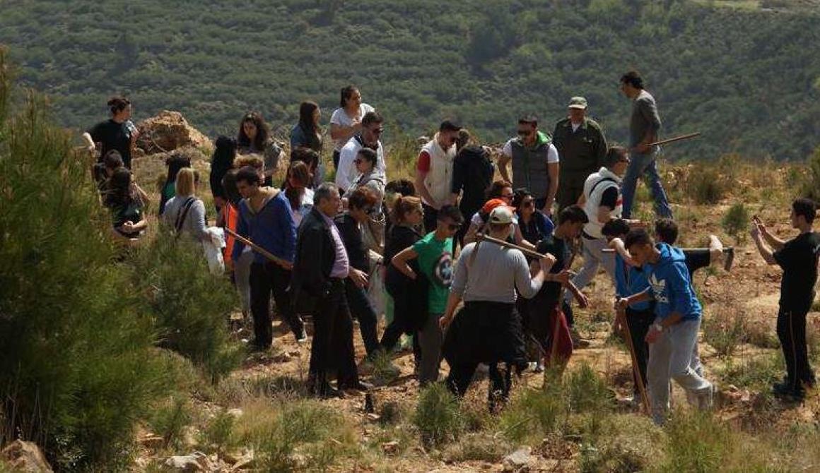 Μπράβο τους! Δεντροφύτευση μαθητών από Λέσβο στις καμένες περιοχές της Χίου
