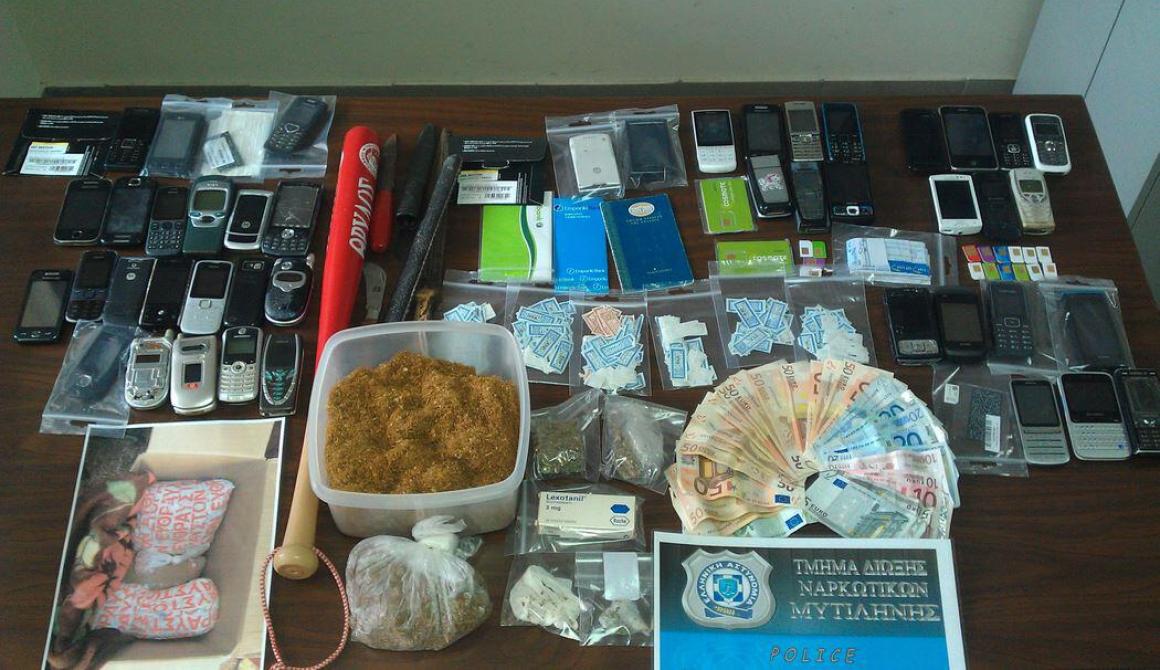 Μυτιλήνη: Δύο σπείρες διακίνησης ναρκωτικών στα χέρια της Αστυνομίας - Δικογραφία σε βάρος 26 ατόμων