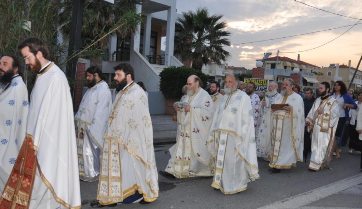 Εορτασμός Ζωοδόχου Πηγής στη Βαρειά Μυτιληνής