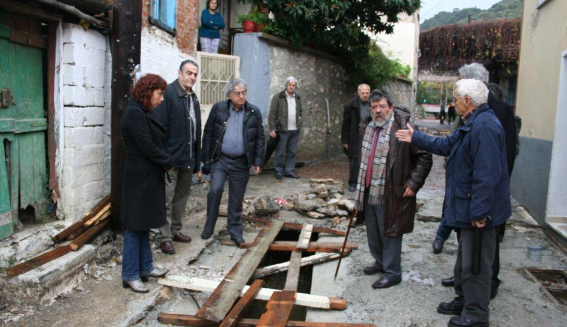 Eπίσκεψη Αν.Υπουργού Χαρ.Αθανασίου στις πληγείσες περιοχές
