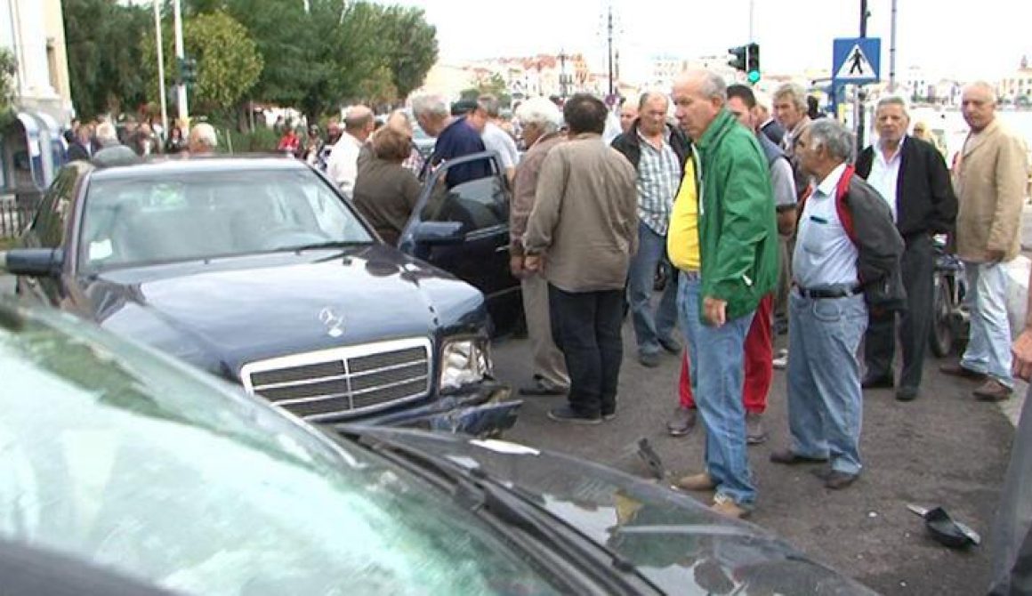 Τροχαίο στην προκυμαία Μυτιλήνης