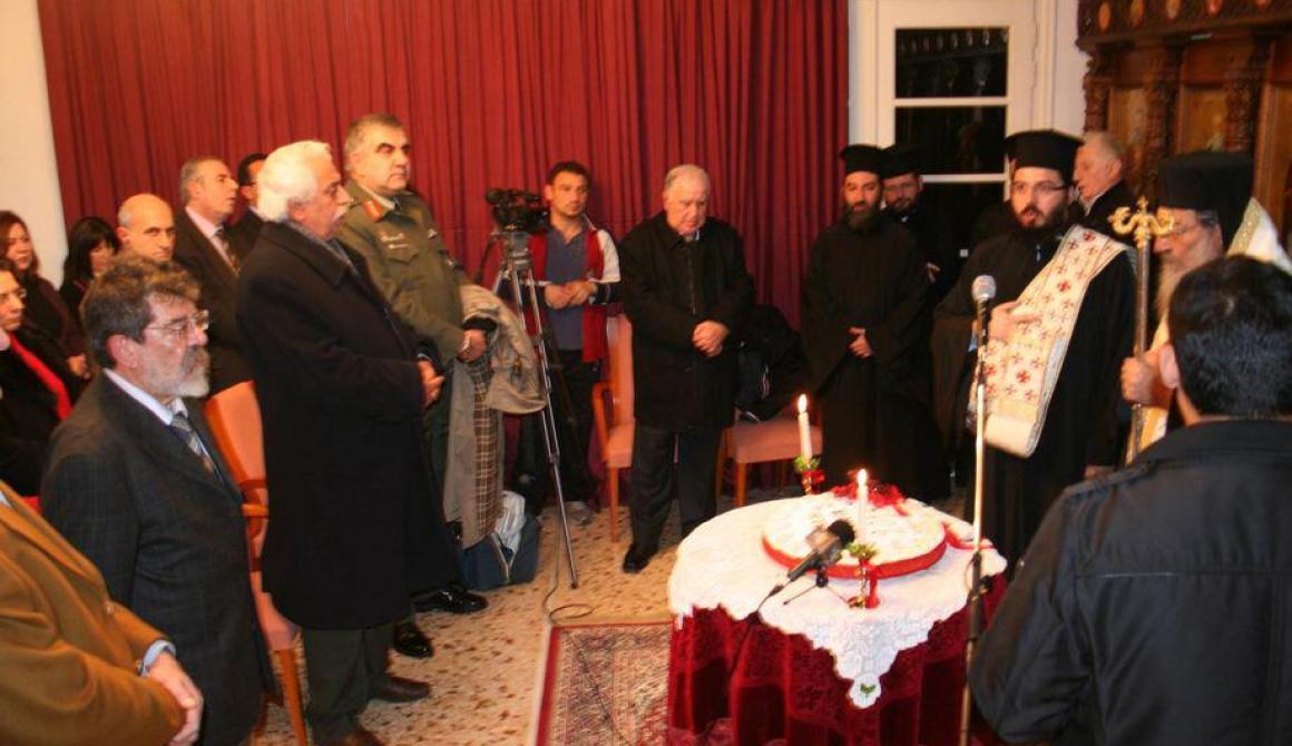 Ο Δήμαρχος Λέσβου στο Γηροκομείο