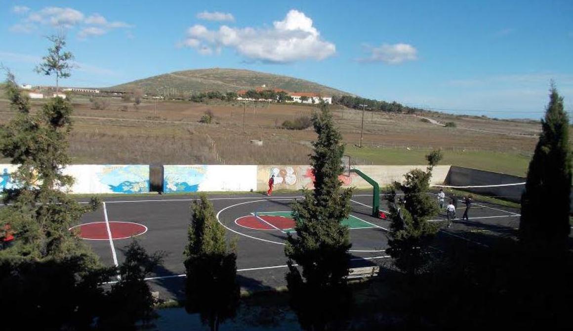 Γήπεδο Μπάσκετ και βόλεϊ στο Γυμνάσιο Λιβαδοχωρίου