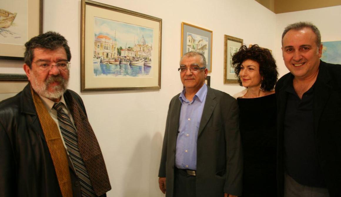 Εγκαίνια έκθεσης Κώστα Μανιατόπουλου 