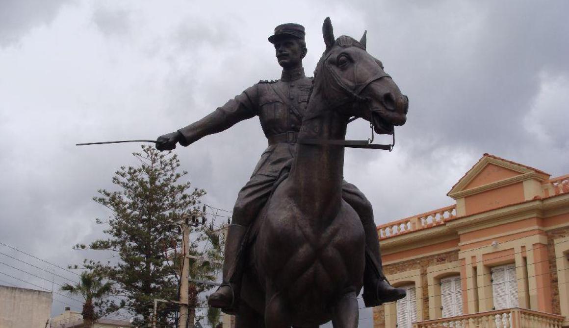 Παρουσία Ν. Σηφουνάκη στα αποκαλυπτήρια του Έφιππου Ανδριάντα του Ν. Πλαστήρα στη Χίο