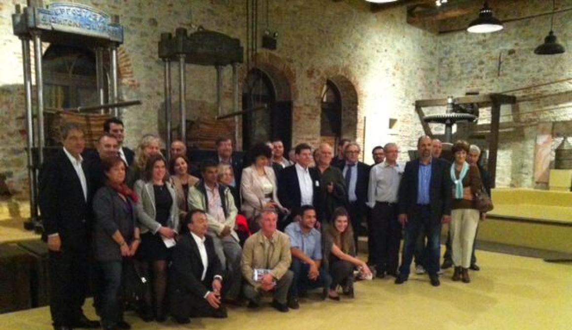 Επίσκεψη Γερμανών στο Ελαιοτριβείο-Μουσείο Βράνα στον Παπάδο Γέρας