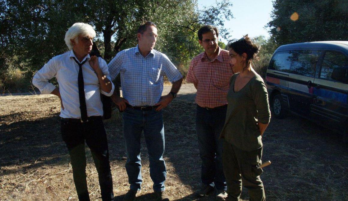 Οι αξιολογητές με την Καθ. Ν. Γαλανίδου στο Λισβόρι.