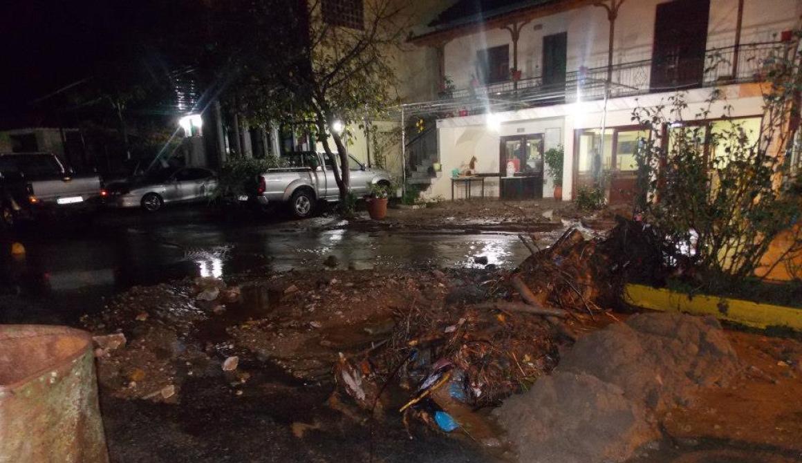 Φωτογραφίες καταστροφής από την  Αγιάσο