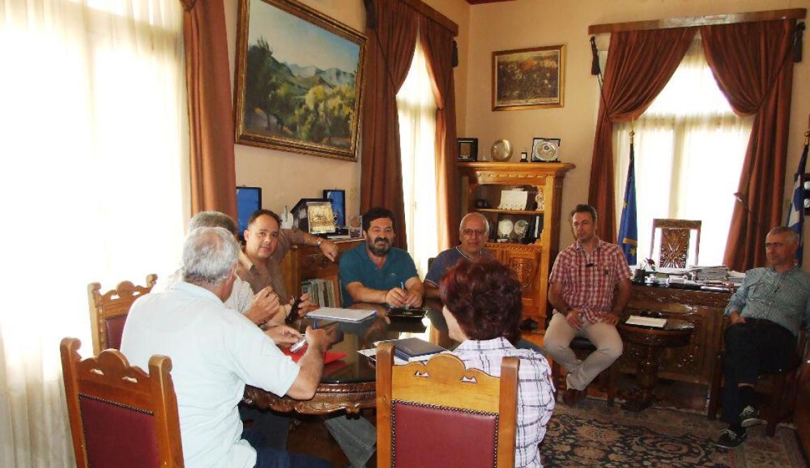 Σύσκεψη στην  Περιφέρεια για τον ταμιευτήρα Μολύβου