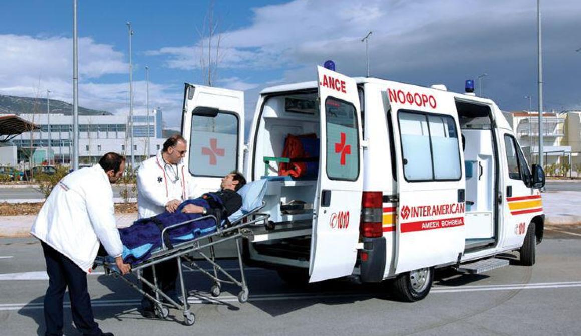 Σοβαρός τραυματισμός στον Πολιχνίτο - Αερομεταφορά στην Αθήνα από την Interamerican