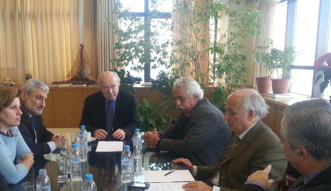 Συνάντηση του Βουλευτή Π. Βογιατζή με τον Πρόεδρο του ΟΛΠ Γ. Ανωμερίτη