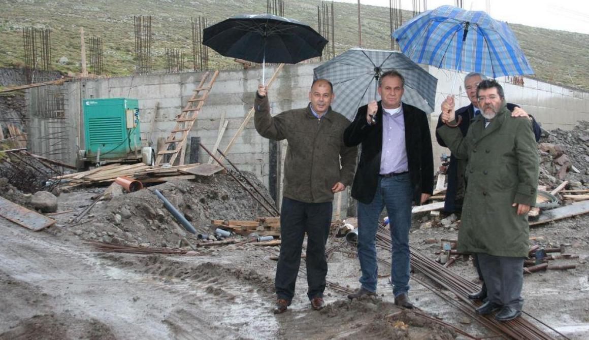 Ταχύτητα εκτέλεσης είδε ο Δήμαρχος στο βιλογικό καθαρισμό Σιγρίου