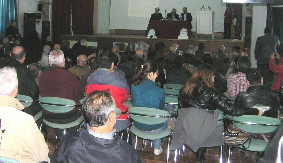 ΤΑποκαλυπτήρια προτομής του  Γιώργου Σαμαρίδη (Καπετάν Λογοθέτη) στο Πολιχνίτο