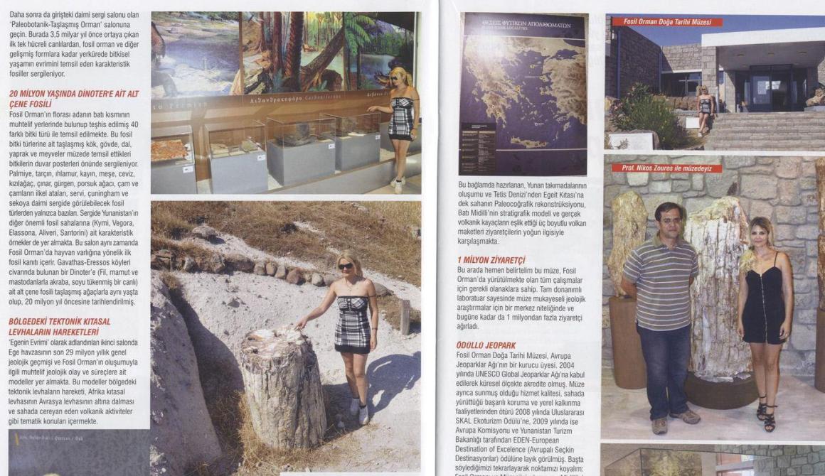 Προβολή του Απολιθωμένου Δάσους στην Τουρκία