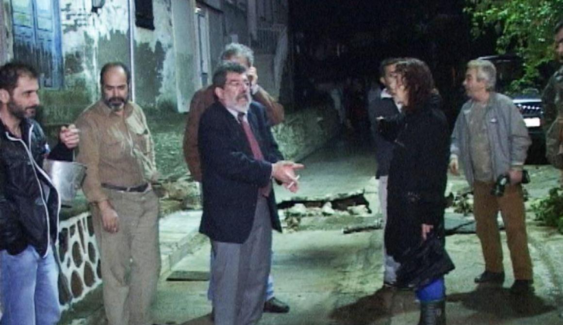Προσπάθεια αντιμετώπισης της καταιγίδας από το Δήμο Λέσβου ...  φταίει ο καιρός...