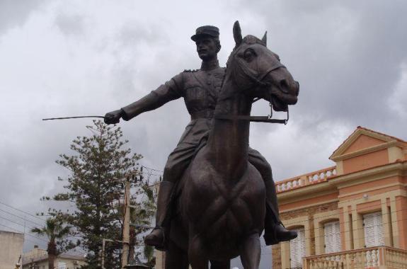 Παρουσία Ν. Σηφουνάκη στα αποκαλυπτήρια του Έφιππου Ανδριάντα του Ν. Πλαστήρα στη Χίο