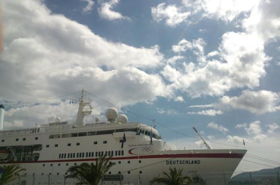 Ήρθε στη Μυτιλήνη το πρώτο κρουαζιερόπλοιο - Υποδοχή από το Δήμαρχο