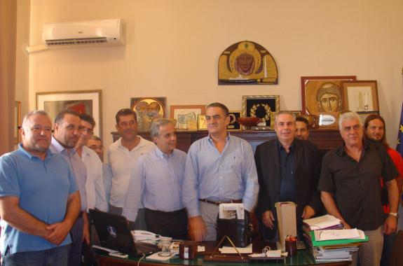 Επίσκεψη Χ.Αθανασίου στο Επιμελητήριο Λέσβου