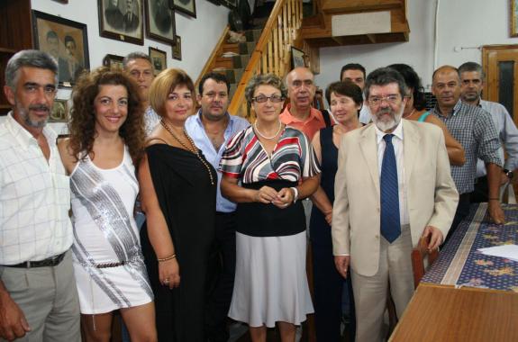 O Δήμαρχος Λέσβου σε Αντίσσα,Καλλονή,Βασιλικά