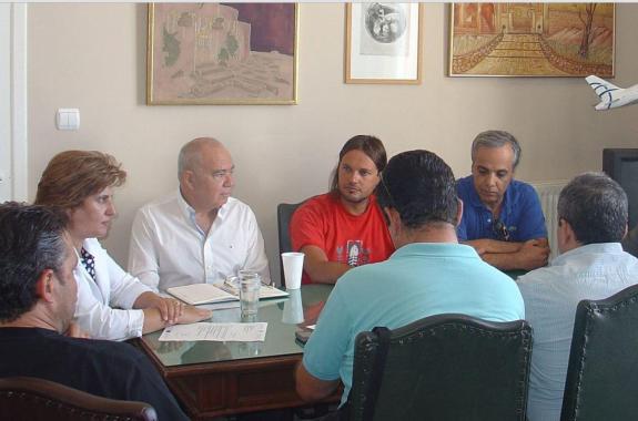 Επιχειρηματικό πάρκο και θέματα μεταναστών στο επίκεντρο των συναντήσεων της Χ.Καλογήρου