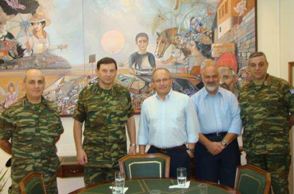 Συνάντηση Δημάρχου Λήμνου με τον Αρχηγό ΓΕΣ και τον Διοικητή ΑΣΔΕΝ