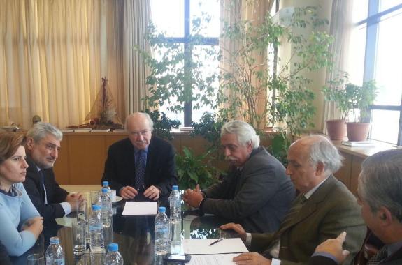 Συνάντηση του Βουλευτή Π. Βογιατζή με τον Πρόεδρο του ΟΛΠ Γ. Ανωμερίτη