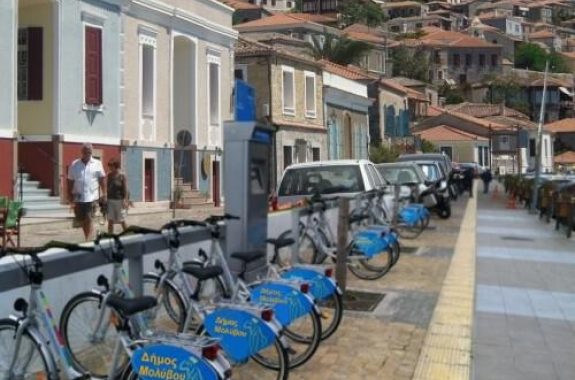 Κοινόχρηστα ποδήλατα και στον Μόλυβο της Λέσβου