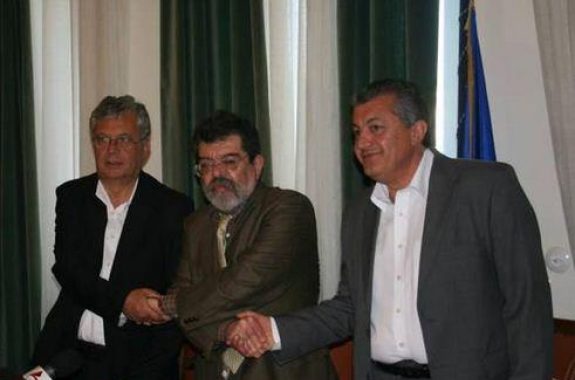 Φωτό από την πρώτη φάση της συνάντησης για την υλοποίηση του προγράμματος που έλαβε χώρα στο Δημαρχείο της Λέσβου και η β’ φάση πραγματοποιείται τώρα στη Λάρνακα οπότε και ολοκληρώνεται η σχετική διαδικασία.